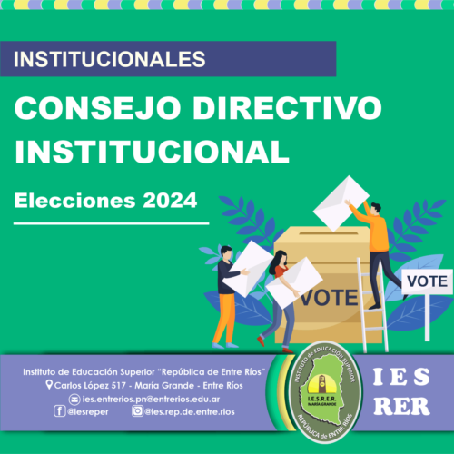 Elecciones 2024: Consejo Directivo Insitucional