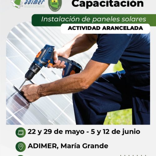 Capacitación: «Instalación de Paneles Solares»