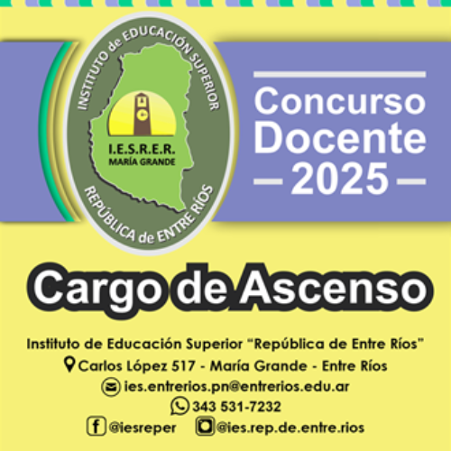 Concurso Docente: Secretario Académico. A partir del 29/04/2025