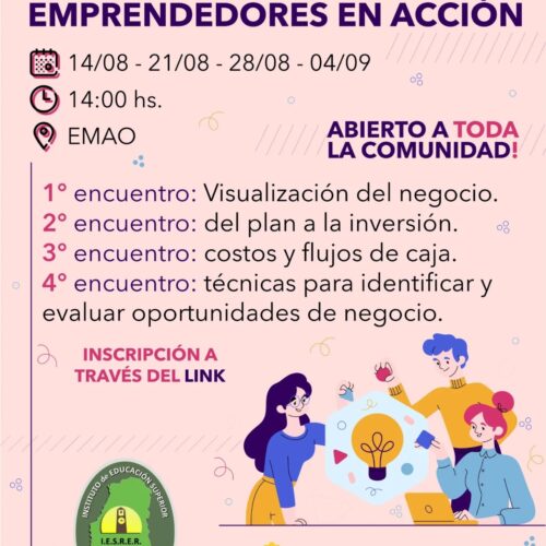 Capacitación: «Conectá y Crecé: Emprendedores en Acción»