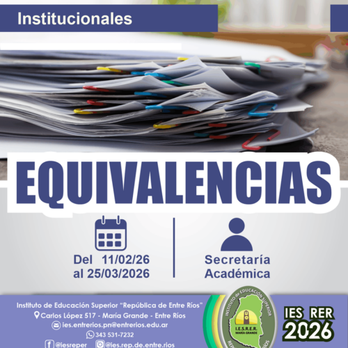 Solicitud de equivalencias