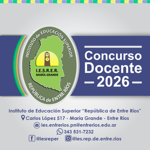 Concurso Docente a partir del 29/05/2026 (1er. llamado)