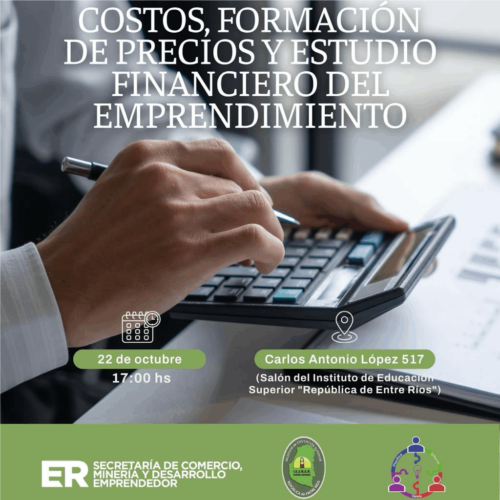 Capacitación sobre Costos, Formación de Precios y Estudio Financiero del Emprendimiento